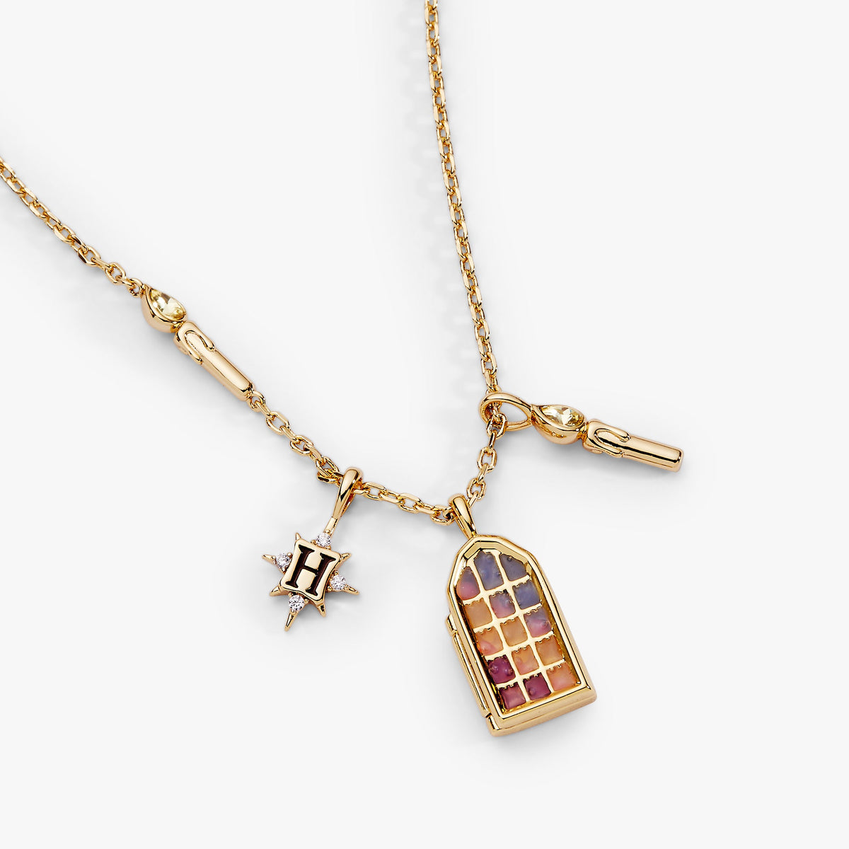 Harry Potter™ Hogwarts Great Hall Cluster Charm Necklace