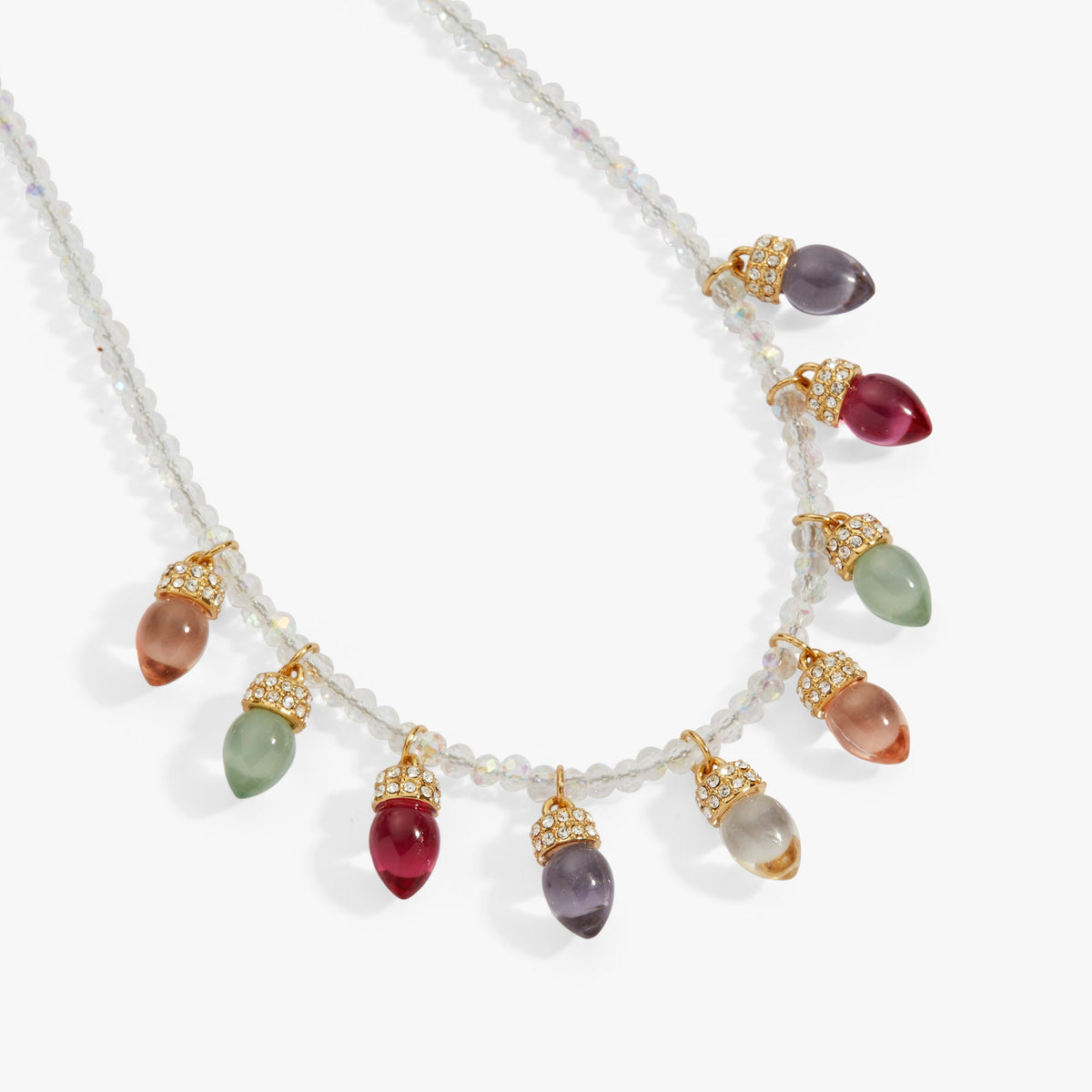 Christmas Muted Light Bulb Necklace