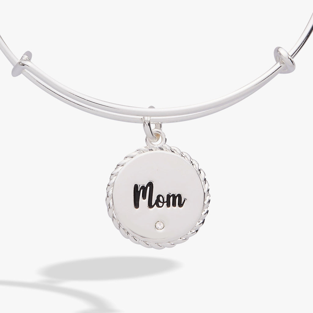 Mom 'Bonded By Love, Connected For Life' Charm Bangle